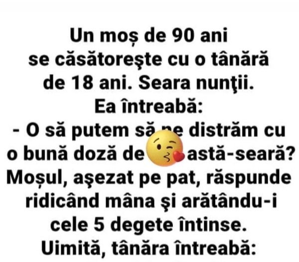 Un Mos. De 90 De Ani Se Casatoreste Cu O Tanara De 18 Ani.