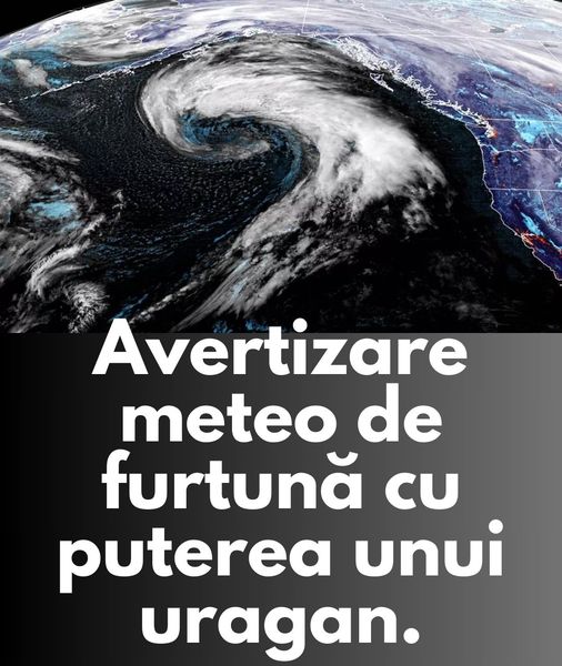 Avertizare meteo: furtună de intensitate uraganică. Zonele cu cea mai puternică ploaie din 2024, conform meteorologilor.